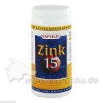 ZINK 15 mg Zinkgluconat Kapseln, 100 ST