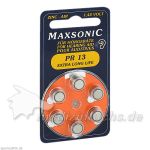 Batterie für Hörgeräte MAXSONIC PR 13, 6 ST