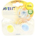AVENT SCHNULLER FREEFLOW TREND 0-6M BPA-FREI, 2 ST