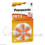 Batterie f. Hörgeräte Panasonic PR 13, 6 ST