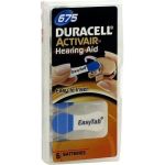 Batterie für Hörgeräte Duracell 675, 6 ST