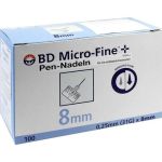 B-D Micro Fine+8 Nadeln 0.25x8mm, 100 ST