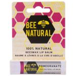Bee Natural Lippenpflege-Stift Granatapfel, 4.25 G