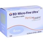 BD MICRO-FINE Ultra Pen-Nadeln 0.25x8 mm, 100 ST