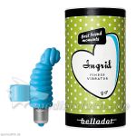 Belladot/Ingrid Fingervibrator m.Batterien blau, 1 ST