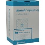 Biatain Alginate Ag Kompressen 5x5cm mit Silber, 30 ST