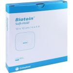 BIATAIN Schaumverband 10x10cm sanft haftend, 5 ST