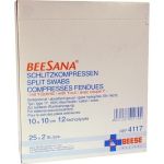 Beesana Schlitzkompressen steril 10x10cm 12fach, 25X2 ST