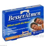 Besser Atmen Nasenstrips beige normale Größe, 10 ST