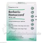 BERBERIS HOMACCORD ad us.vet.Ampullen, 5X5 ML