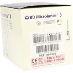 BD MICROLANCE 18G KAN 1 1/2, 100 ST