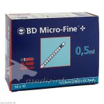 BD Micro-Fine+ U100 Ins.Spr.12.7mm, 100X0.5 ML