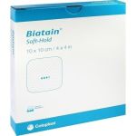 Biatain Schaumverband sanft-haftend 10x10cm, 5 ST