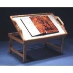Bett-Tisch Holz m Buchstütze Lesetablett, 1 ST
