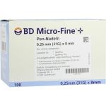 BD Micro Fine + 8 Nadeln 0.25x8mm, 100 ST