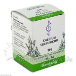 Biochemie 12 Calcium sulfuricum D 6, 80 ST