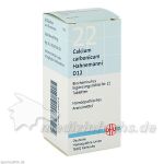 BIOCHEMIE DHU 22 CALCIUM CARBONICUM HAHNEMANNI D12, 80 ST