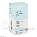BIOCHEMIE DHU 16 LITHIUM CHLORATUM D12, 200 ST