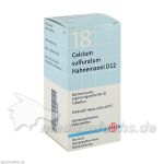 BIOCHEMIE DHU 18 CALCIUM SULFURATUM HAHNEMANNI D12, 200 ST