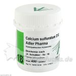 Biochemie Adler 18 Calcium Sulfuratum D12 Adler Ph, 400 ST