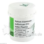 Biochemie Adler 20 Kalium-Aluminium Sulf.D12 Adler, 400 ST