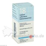 BIOCHEMIE DHU 18 CALCIUM SULFURATUM HAHNEMANNI D12, 80 ST