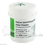 Biochemie Adler 27 Kalium bichrom D12 Adler Pharma, 400 ST
