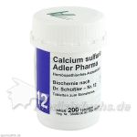 Biochemie Adler 12 Calcium Sulfuricum D 6 Adler Ph, 200 ST