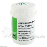 Biochemie Adler 21 Zincum Chloratum D12 Adler Phar, 200 ST