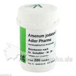 Biochemie Adler 24 Arsenum Jodatum D12 Adler Pharm, 200 ST