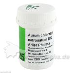 Biochemie Adler 25 Aurum Chlor.Natronat.D12 Adler, 200 ST